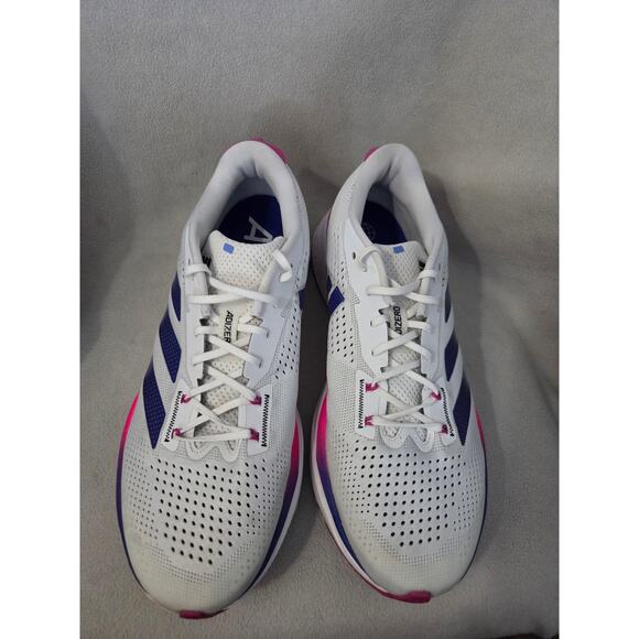 Mens 11.5 Adidas Adizero SL Running Shoes White Blue Fuchsia Cloud main image 6